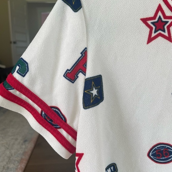 Ajile by Pantaloons Military Varsity Cropped Tee, Medium - Picture 5 of 8